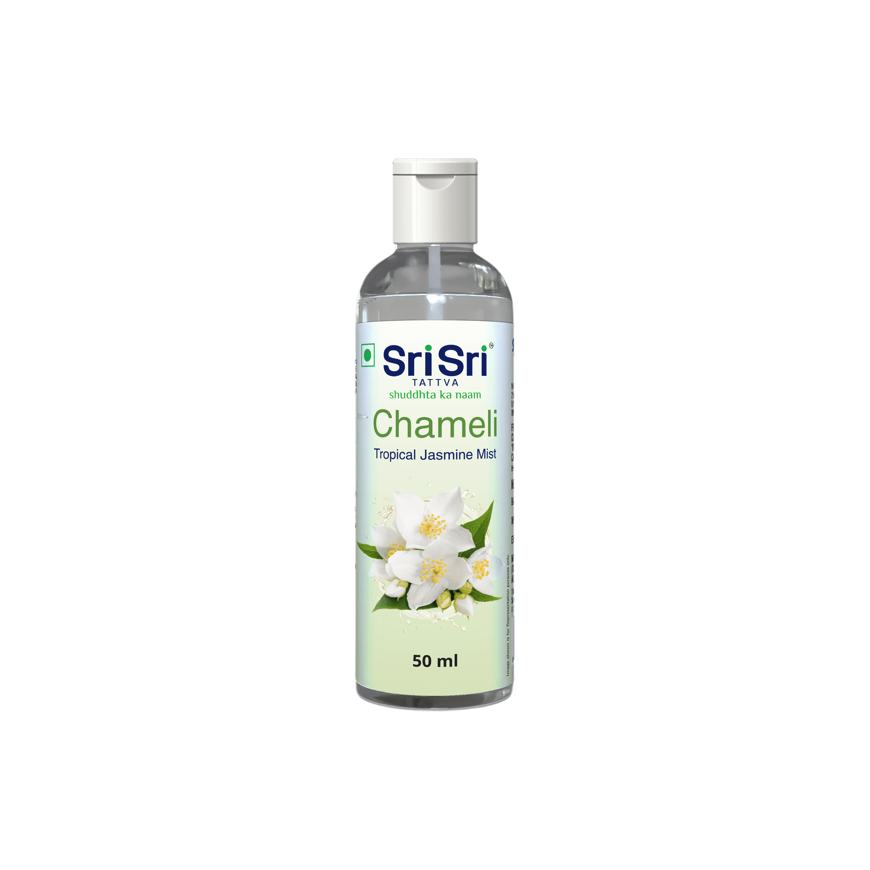 Chameli - Tropical Jasmine Mist | Keep Your Skin Calm And Refreshed | Cleanser, Moisturiser, Toner, Fragrance | Flip Top Bottle | 50 ml