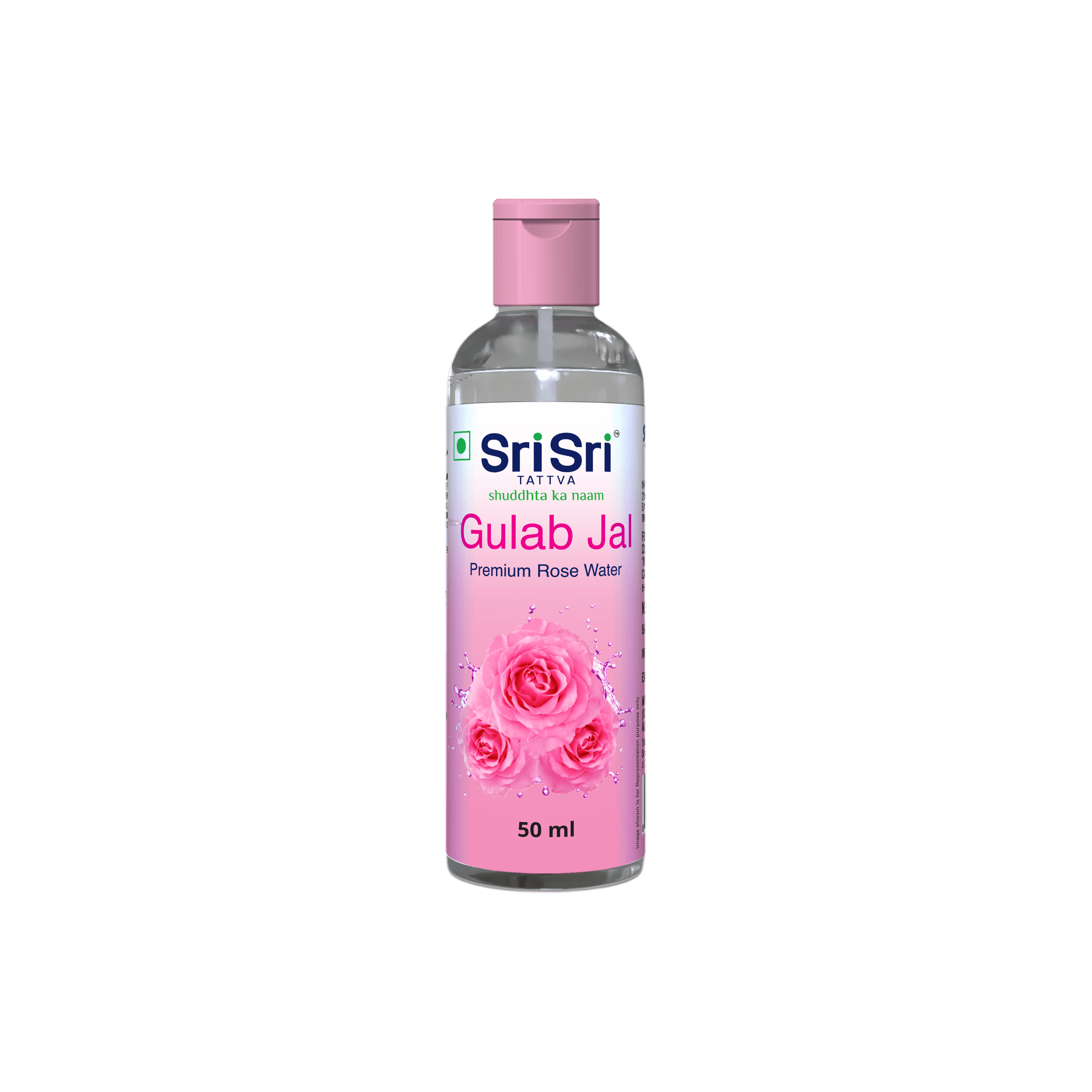 Gulab Jal - Premium Rose Water | Toner Cleanser Moisturizer | Flip Top Bottle | 50 ml