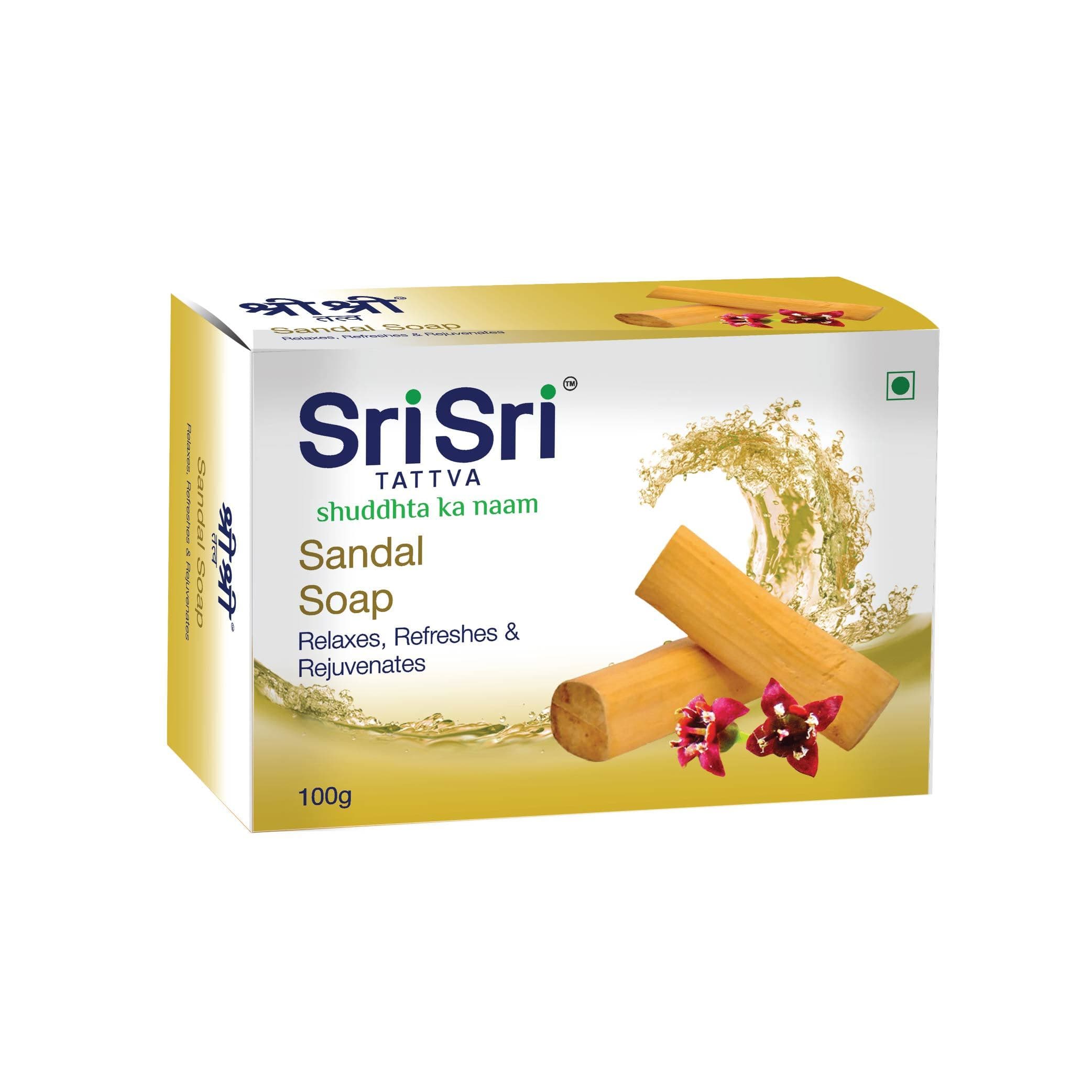 Sandal Soap - Relaxes, Refreshes & Rejuvenates, 100 g