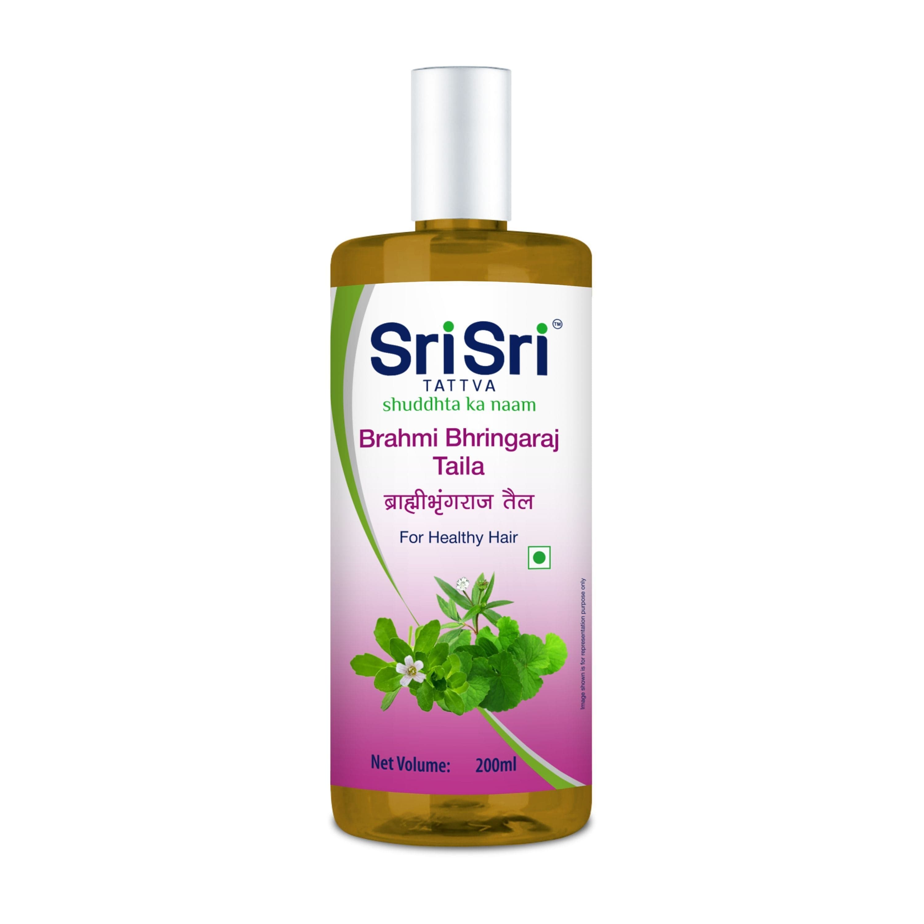 Brahmi Bhringaraj Taila - Anti Graying, 200 ml