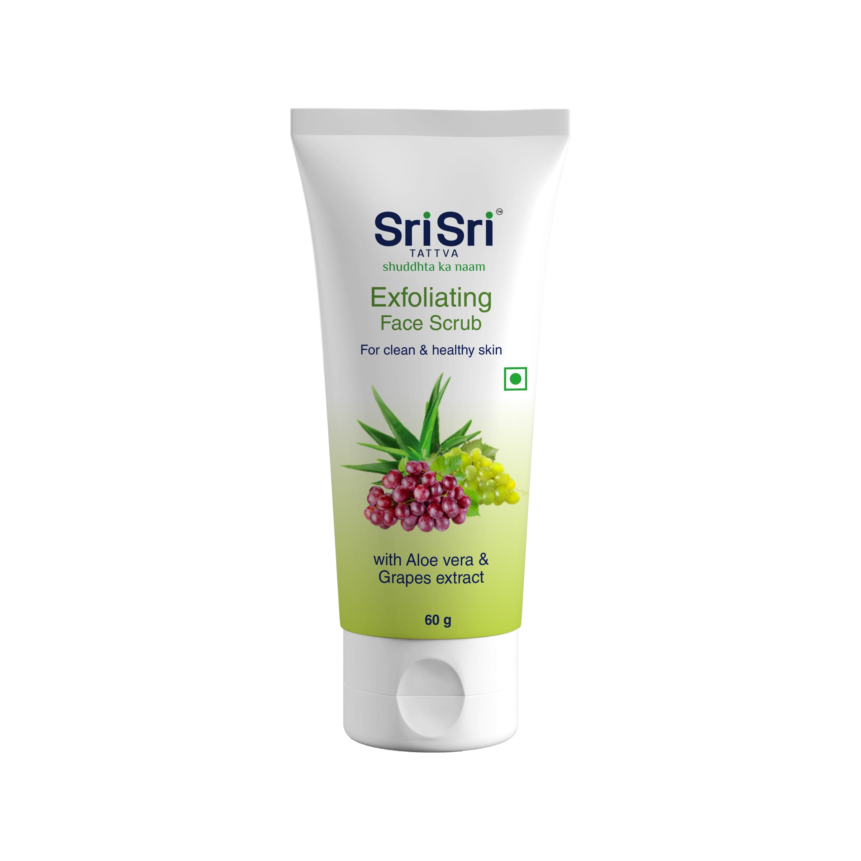 Exfoliating Face Scrub - For Clean & Healthy Skin, 60 g