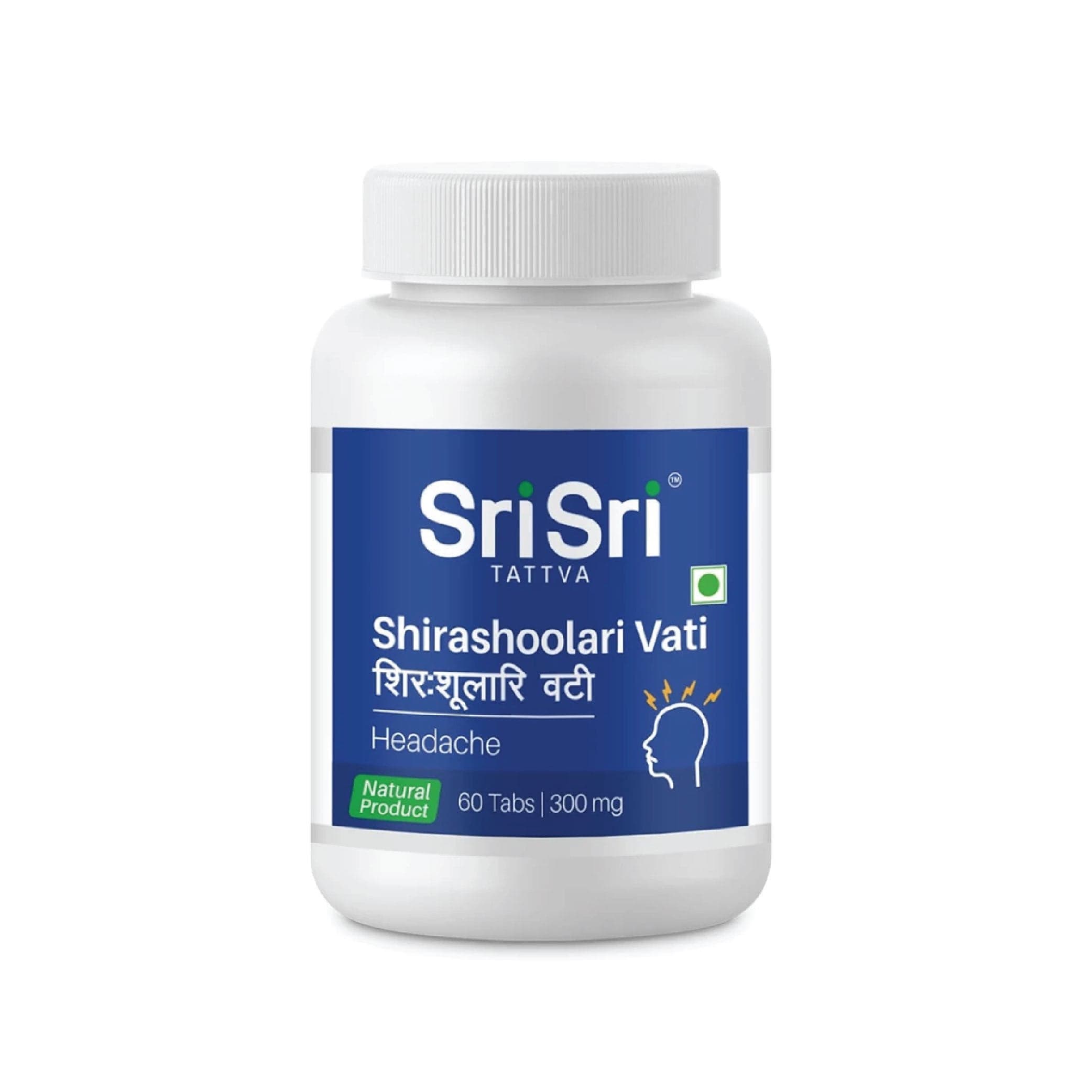 Shirashoolari Vati - Headache, 60 Tabs | 300 mg