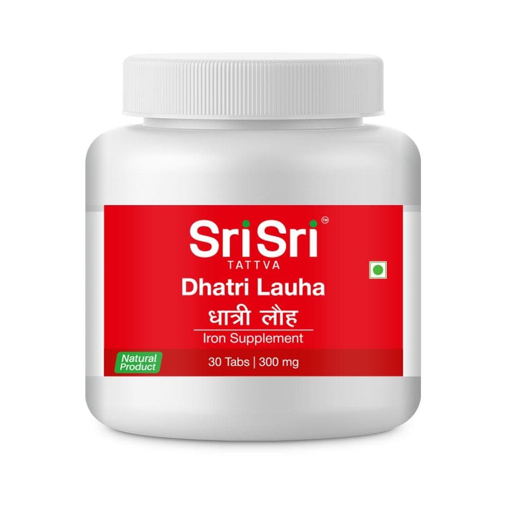 Dhatri Lauha - Iron Supplement, 30 Tabs | 300 mg