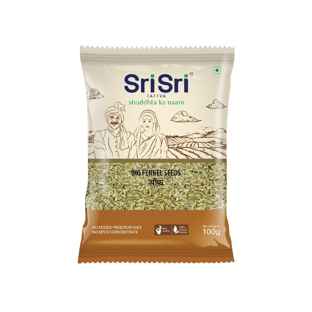 Big Fennel Seeds - Saunf, 100 g