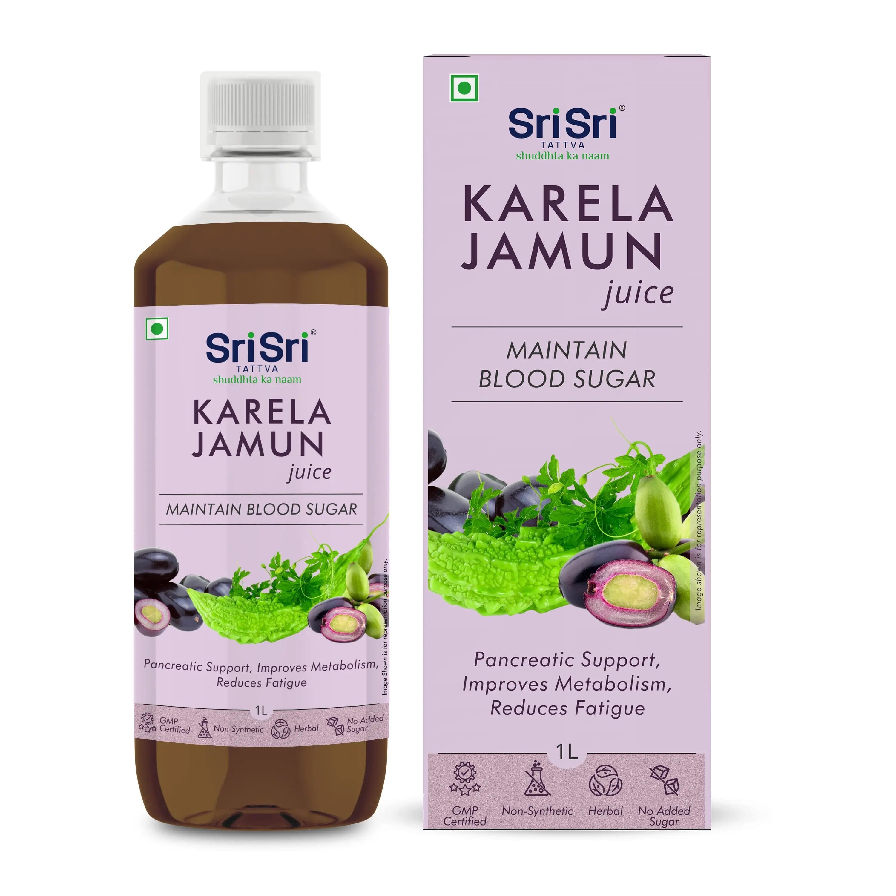 Karela Jamun Juice | Supports Metabolic Balance, Energy & Overall Wellness | 1 L