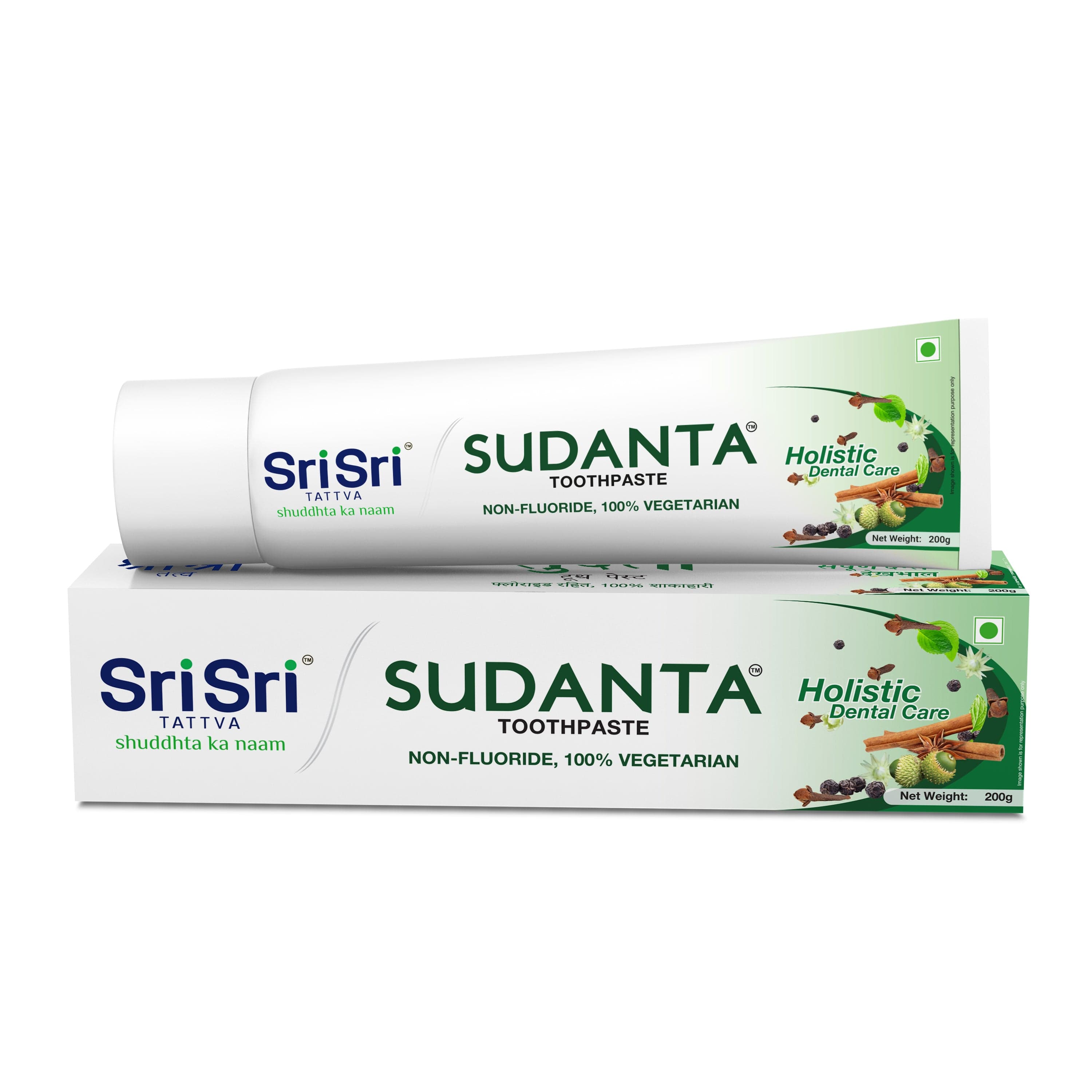 Sudanta Original Toothpaste | Non - Fluoride | 100% Vegetarian | 200 g