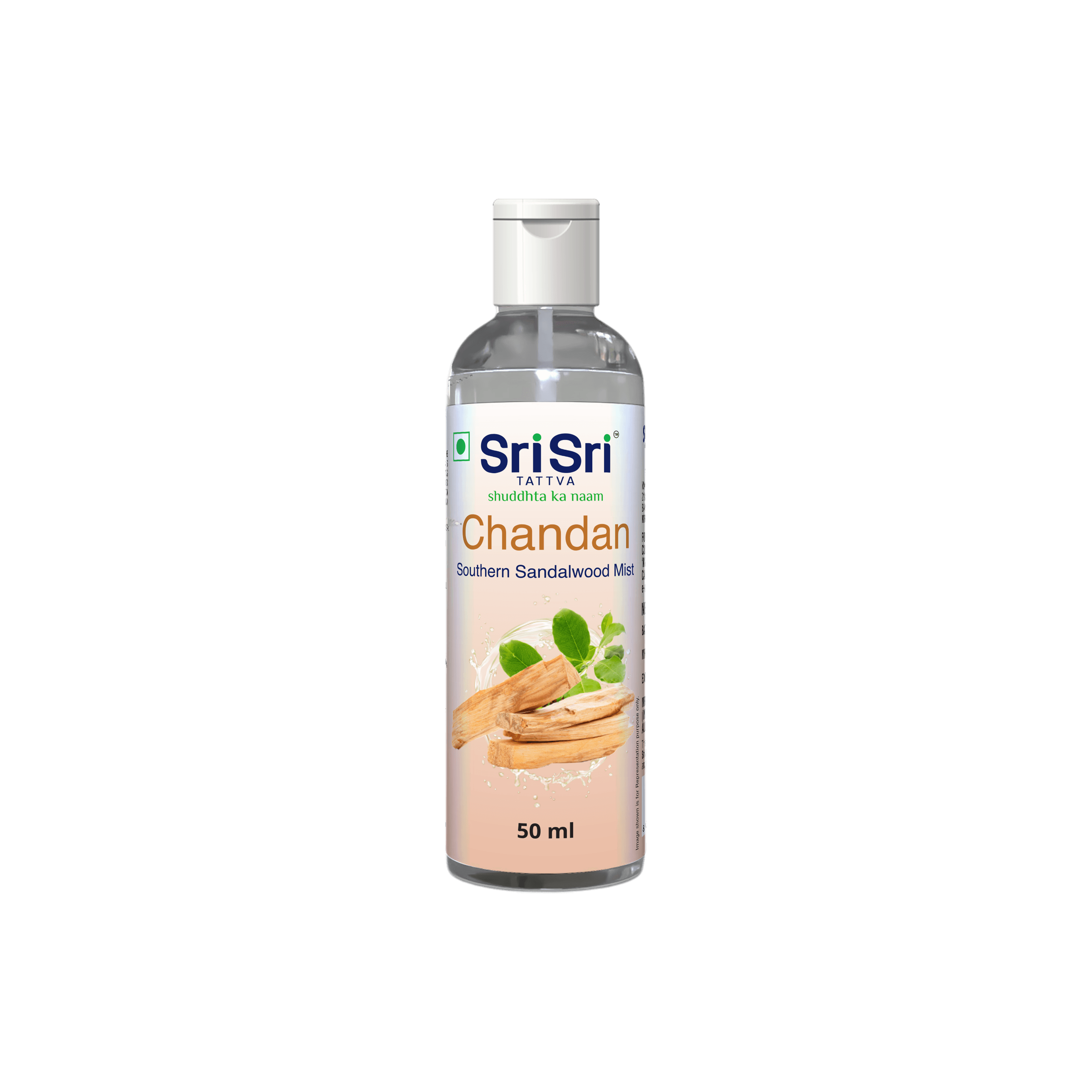 Chandan - Southern Sandalwood Mist | Keep Your Skin Calm And Refreshed | Cleanser, Moisturiser, Toner, Fragrance | Flip Top Bottle | 50 ml