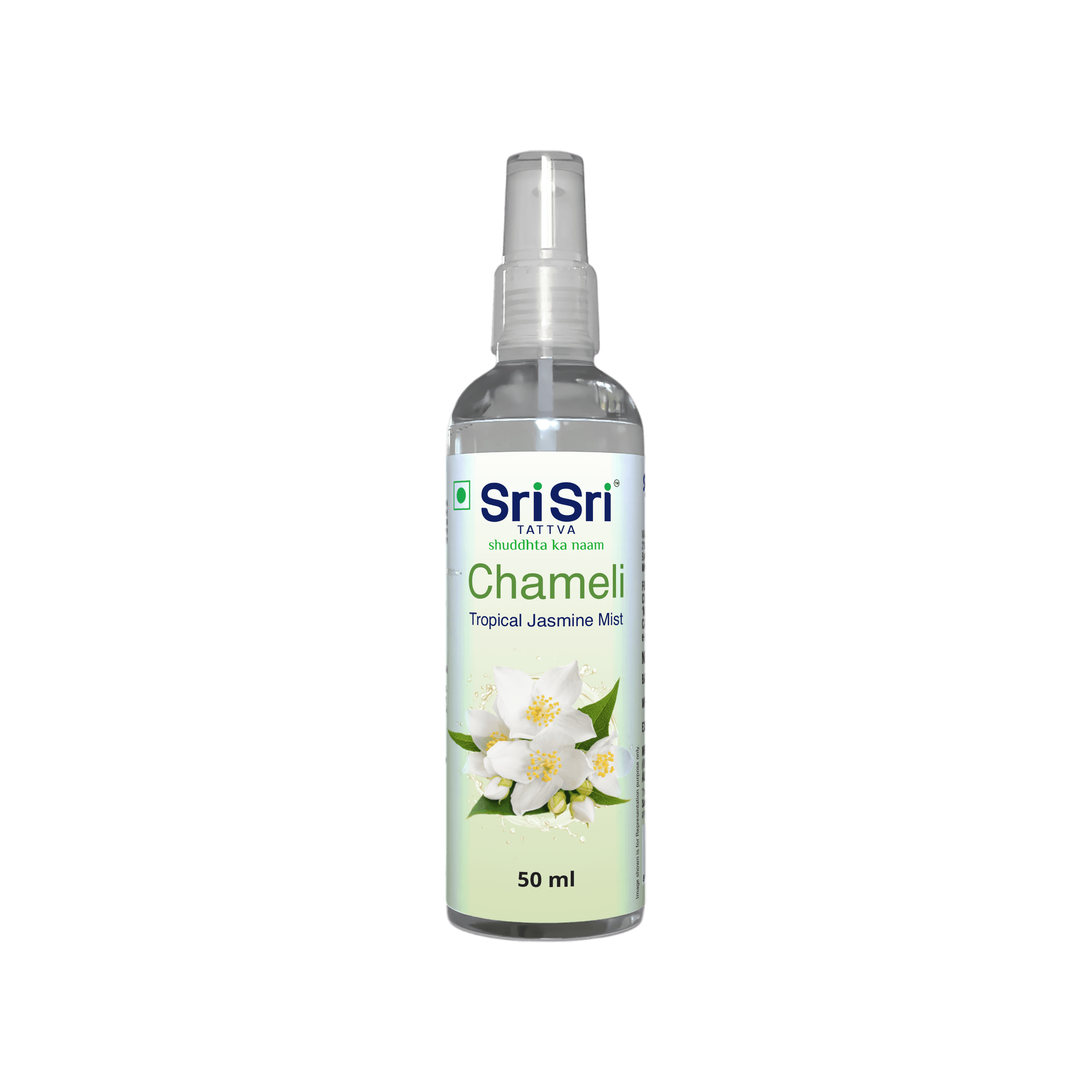 Chameli - Tropical Jasmine Mist | Keep Your Skin Calm And Refreshed | Cleanser, Moisturiser, Toner, Fragrance | Spray Bottle | 50 ml
